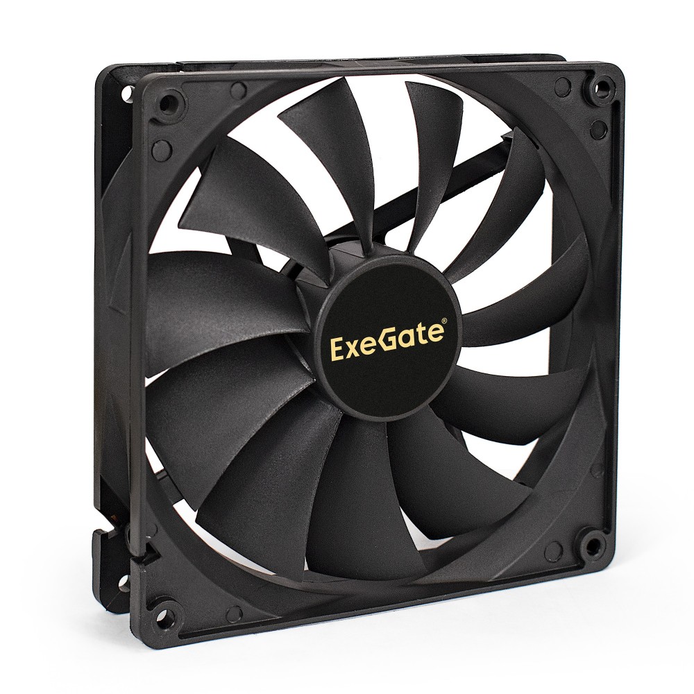 Вентилятор ExeGate EX14025S3P, 140x140x25 мм, Sleeve bearing (подшипник скольжения), 3pin, 900RPM, 24dBA
