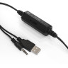 Акустическая система 2.0 ExeGate Tango 314 (питание USB, 2х3Вт (6Вт RMS), 80-20000Гц, вишня, Color Box)
