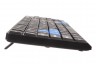 Клавиатура ExeGate Professional Standard LY-402N (USB, полноразмерная, влагозащищенная, 102кл., Enter большой, 8 голубых клавиш, длина кабеля 1,35м, черная, Color box)