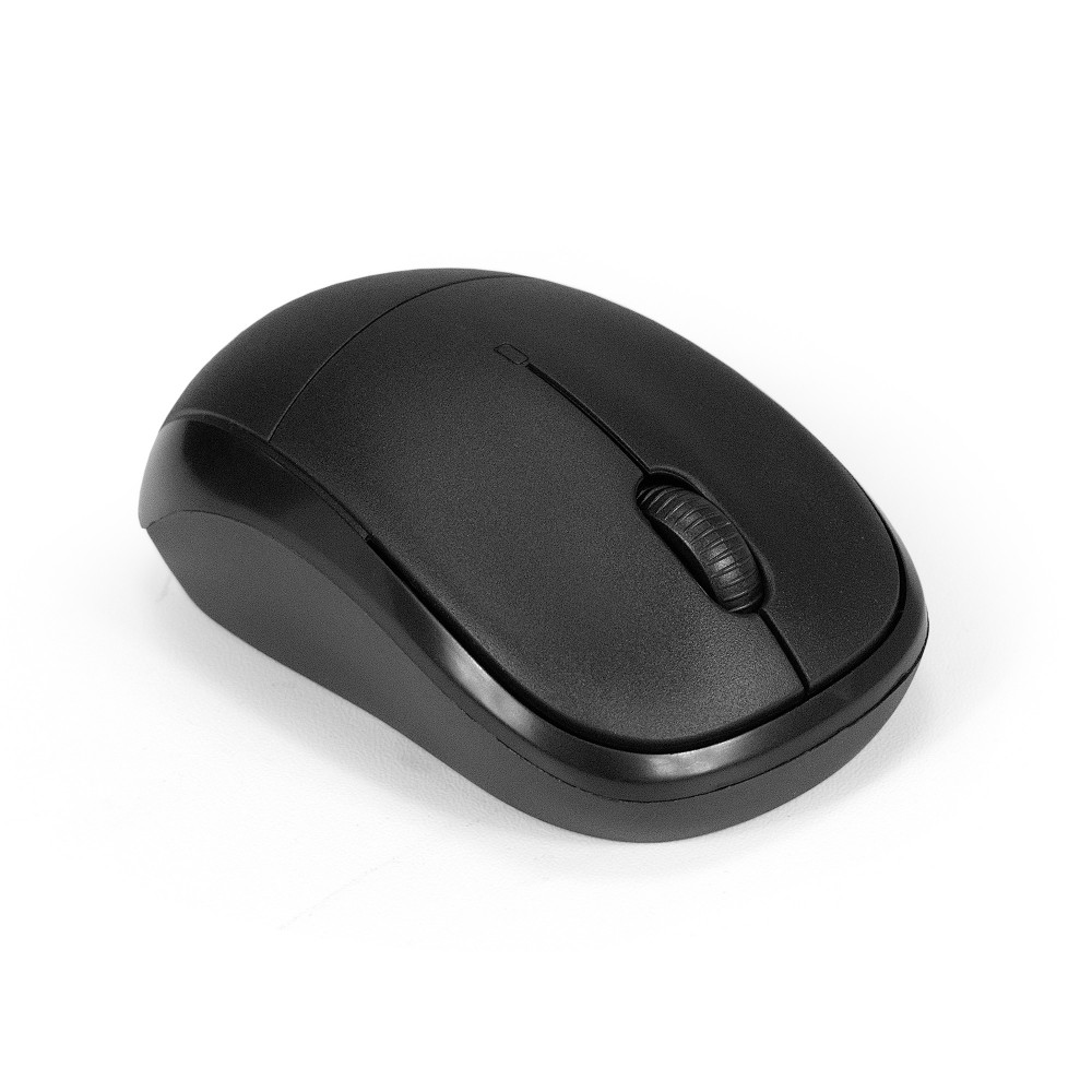Беспроводная мышь ExeGate Professional Standard SR-9065 (радиоканал 2,4 ГГц, USB, оптическая, 1000dpi, 3D, 3 кнопки и колесо прокрутки, черная, Color Box)