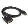 Кабель-переходник DisplayPort-DVI ExeGate EX-CC-DPM-DVIM-1.8 (20M/25M, 1,8м, экран)