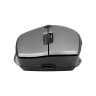 Беспроводная мышь ExeGate Professional Standard BT-070 (радиоканал 2,4 ГГц+Bluetooth5.2, оптическая, 1600dpi, 6D, 6 кнопок и колесо прокрутки, 500mah аккумулятор, черная, серая вставка, RTL)