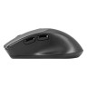 Беспроводная мышь ExeGate Professional Standard BT-070 (радиоканал 2,4 ГГц+Bluetooth5.2, оптическая, 1600dpi, 6D, 6 кнопок и колесо прокрутки, 500mah аккумулятор, черная, серая вставка, RTL)