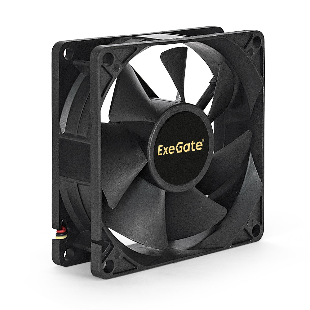 Вентилятор 12В DC ExeGate ExtraPower EP08025S3P (80x80x25 мм, Sleeve bearing (подшипник скольжения), 3pin, 2800RPM, 28dBA)