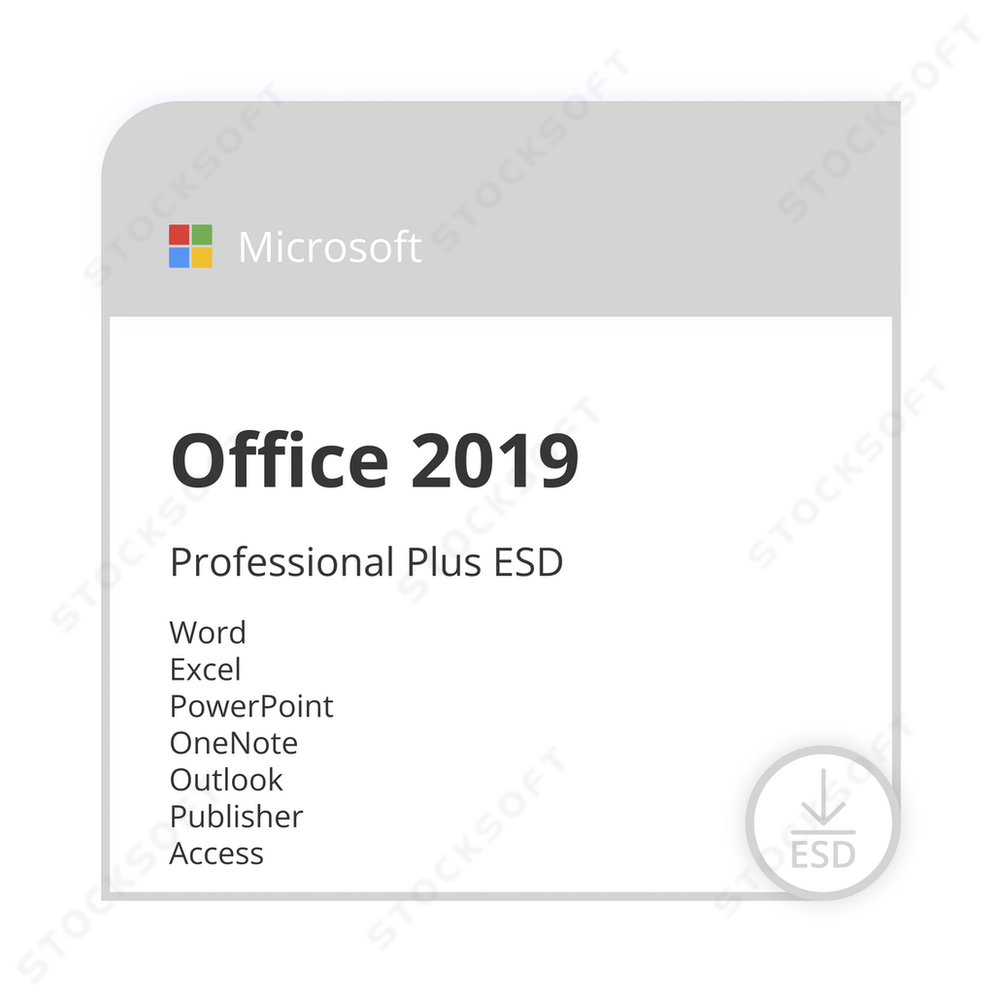 Microsoft Office 2019 Professional Plus RU ESD