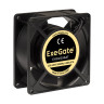 Вентилятор 220В AC ExeGate EX09225BAT (92x92x25 мм, 2-Ball (двойной шарикоподшипник), клеммы, 2600RPM, 31dBA)