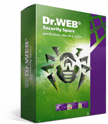 Dr.Web Security Space (КЗ) с Криптографом 5 ПК 1 год продление (электронно)