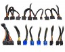 Блок питания 700W ExeGate 700PPX (ATX, APFC, КПД 80% (80 PLUS), 14cm fan, 24pin, 2x(4+4)pin, 4xPCI-E, 6xSATA, 4xIDE, Cable Management, black, RTL)