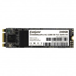 Накопитель SSD M.2 2280 240GB ExeGate NextPro UV500TS240 (SATA-III, 22x80mm, 3D TLC)