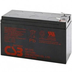 Аккумуляторная батарея CSB GP-1272 (12V, 7,2Ah, 28W) клеммы F2