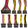 Блок питания 400W ExeGate 400NPXE (ATX, PPFC, SC, 12cm fan, 24pin, (4+4)pin, PCI-E, 3xSATA, 3xIDE, black, кабель 220V 1,8м с защитой от выдергивания)