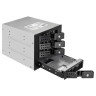 Корзина для HDD ExeGate HS435-02 (универсальная, на 4*3,5"/2.5" SATA HDD, занимает 3*5,25" отсека, RTL)