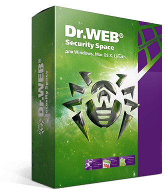 Dr.Web Security Space КЗ 2 ПК 1 год продление (электронно)