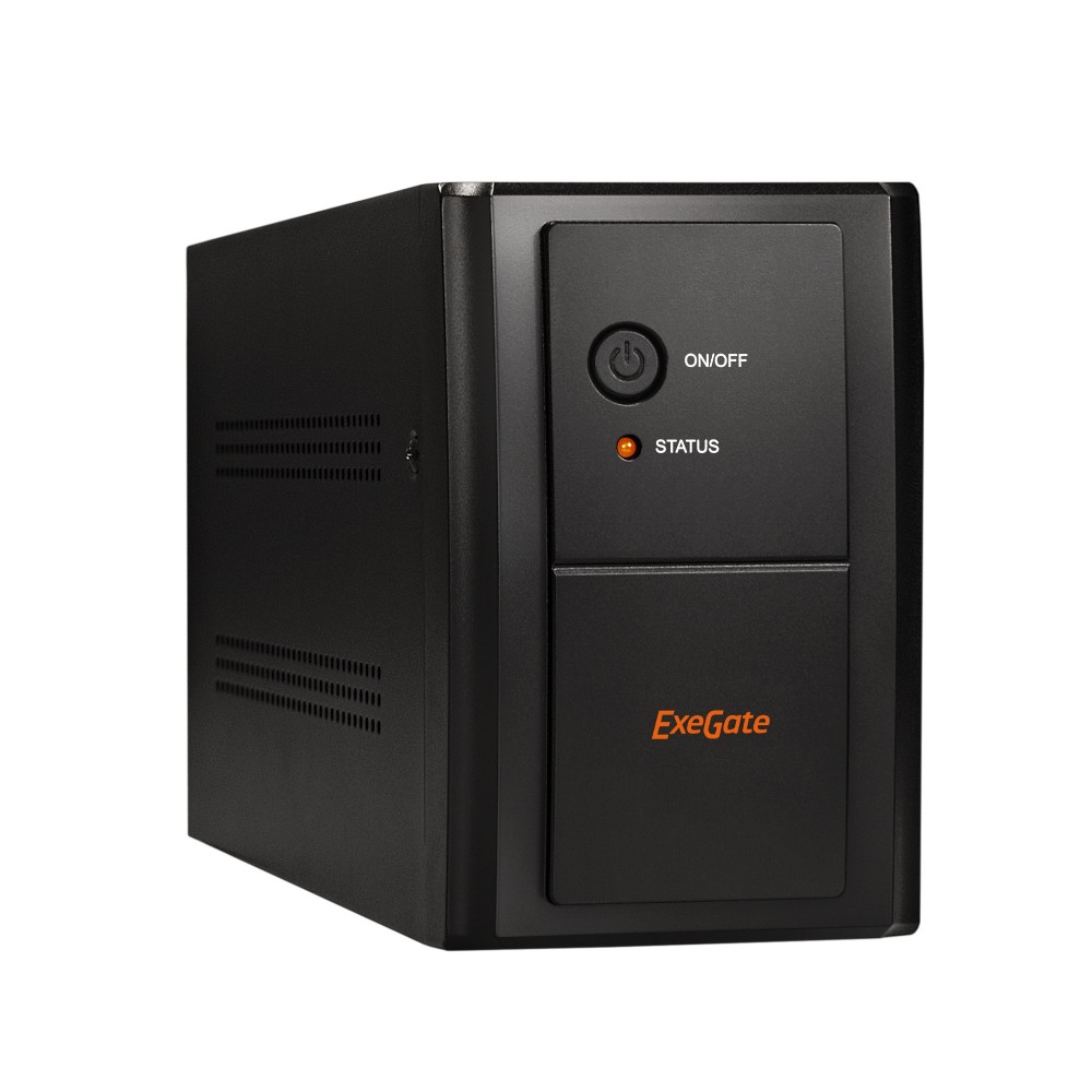 ИБП ExeGate SpecialPro UNB-1000.LED.AVR.6C13.RJ.USB <1000VA/650W, LED, AVR,6*C13, RJ45/11,USB, металлический корпус, Black>