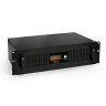 ИБП ExeGate ServerRM UNL-1500.LCD.AVR.3SH.RJ.USB.3U (1500VA/900W, LCD, AVR, 3*Schuko, RJ45/11, USB, батарея 12V 9Ah - 2 шт., 3U, установка в стойку, Black)