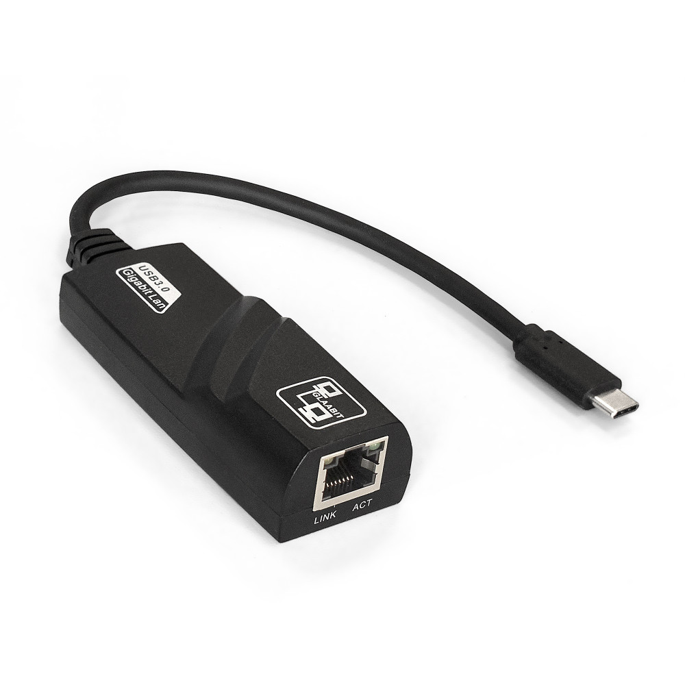 Кабель-адаптер ExeGate EXE-730-45 (USB3.0 Type C --> 1xRJ45 UTP 1000Mbps, Realtek Chipset RTL8153)