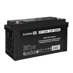 Аккумуляторная батарея ExeGate DT 12120 (12V 120Ah, болт М8)