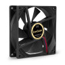 Вентилятор 12В DC ExeGate EX09225B4P-PWM (92x92x25 мм, 2-Ball (двойной шарикоподшипник), 4pin, PWM, 0-2200 RPM, 0-25dBA)