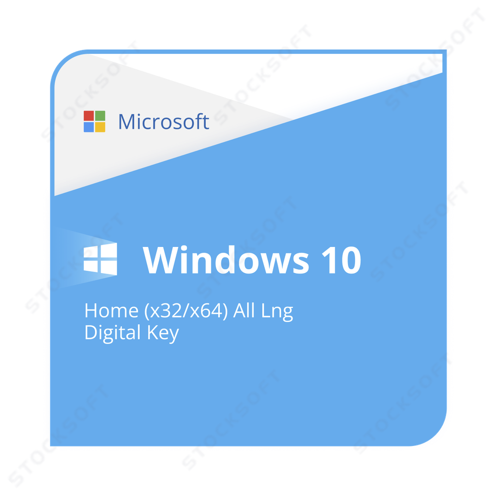 Microsoft Windows 10 Home (x32/x64) All Lng Digital Key