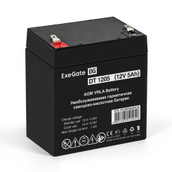 Аккумуляторная батарея ExeGate DT 1205-F1 (12V 5Ah, клеммы F1)