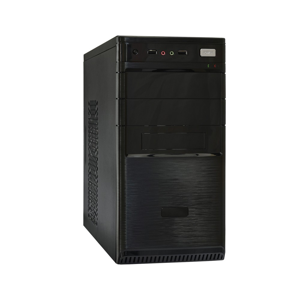 Корпус Minitower ExeGate SP-135-UN450 (mATX, БП UN450 с вент. 12см, 2*USB, аудио, черный)