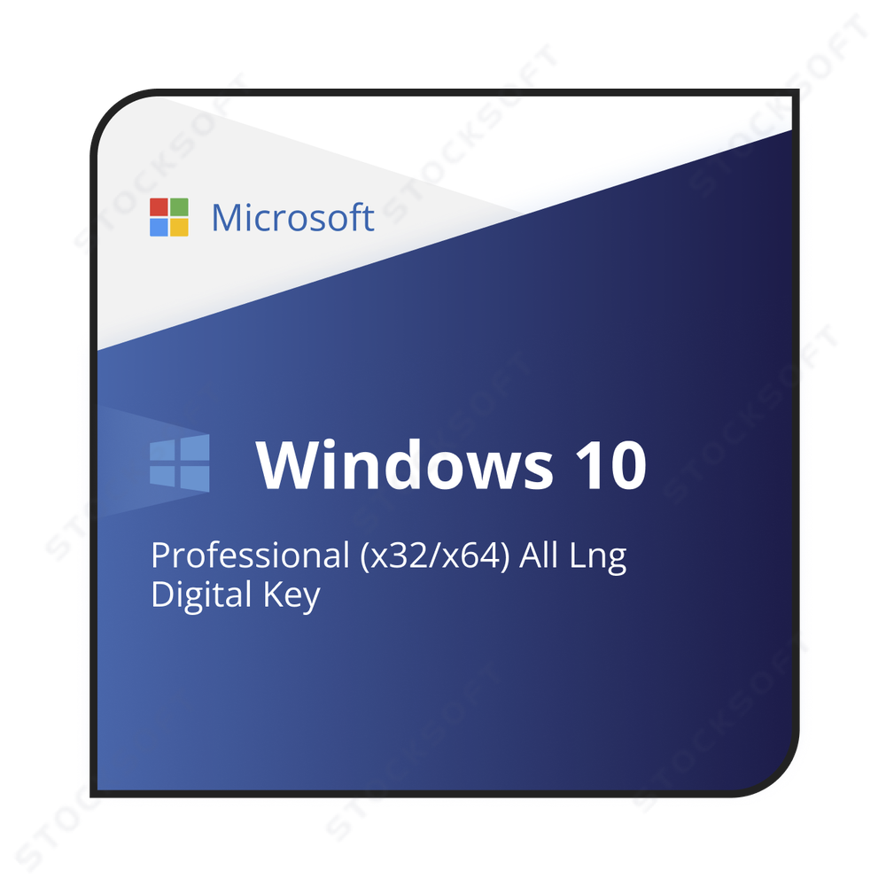 Microsoft Windows 10 Professional (x32/x64) All Lng Digital Key