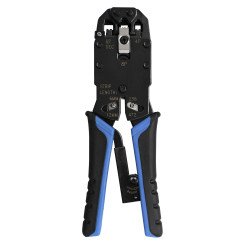 Инструмент ExeGate EX-T2008R для обжима RJ-45, RJ-11/12 с храповым механизмом (прямой ход обжимки)