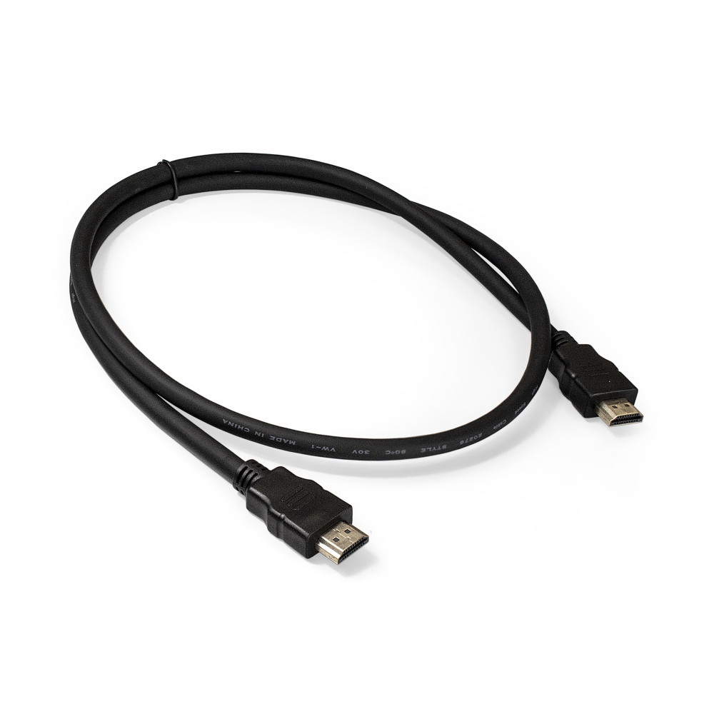 Кабель HDMI ExeGate EX-CC-HDMI2-1.0 (19M/19M, v2.0, 1м, 4K UHD, Ethernet, позолоченные контакты)