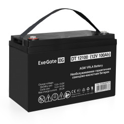 Аккумуляторная батарея ExeGate DT 12100-М6 (12V 100Ah, болт М6)