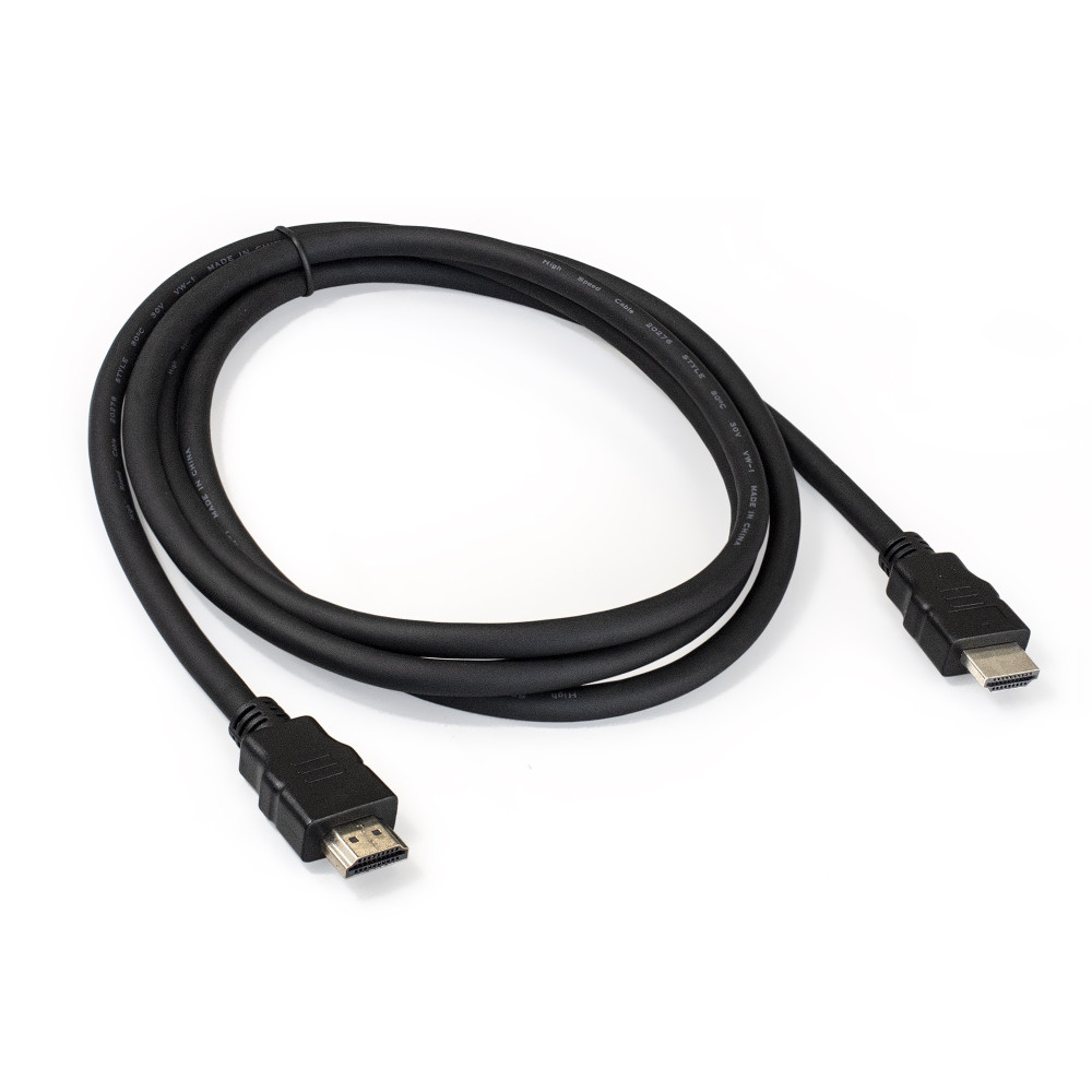 Кабель HDMI ExeGate EX-CC-HDMI2-1.8 (19M/19M, v2.0, 1,8м, 4K UHD, Ethernet, позолоченные контакты)