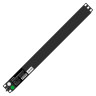 Блок розеток с выключателем с подсветкой ExeGate ServerPro PDU-19H009 Al-5C135S-EU2.5CU-SW (19", 1U, Алюминий, 5 IEC 320 C13, 5 Schuko, кабель с евровилкой VDE-250V-16A-3*1.5mm2, медь, 2.5 метра, выкл. с подсветкой, черный, RTL)