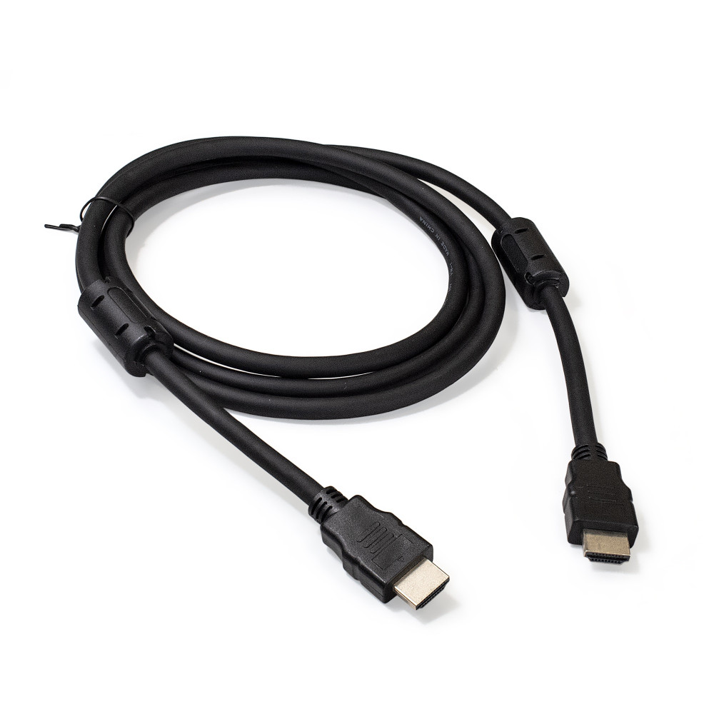 Кабель HDMI ExeGate EX-CC-HDMI2-1.8F (19M/19M, v2.0, 1,8м, 4K UHD, Ethernet, ферритовые кольца, позолоченные контакты)