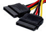 Кабель питания SATA ExeGate EX-CC-SATA-PSY (Molex 4pin/2xSATA15pin, 0,15м)