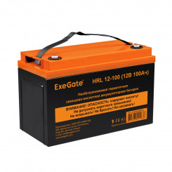Аккумуляторная батарея ExeGate HRL 12-100 (12V 100Ah, под болт М6)