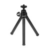 Веб-камера широкоугольная ExeGate Stream C925 Wide Full HD T-Tripod (2Мп, 1920х1080, 1080P,30fps, защитная шторка, телескопический штатив Tripod Tele Ball, фиксированный фокус, широкоугольный 4-линзовый объектив 79°, микрофон с шумоподавлением, универсаль