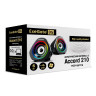 Акустическая система 2.0 ExeGate Accord 210 (питание USB, 2х3Вт (6Вт RMS), 60-20000Гц, цвет черный, RGB подсветка, Color Box)