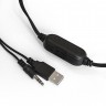 Акустическая система 2.0 ExeGate Accord 210 (питание USB, 2х3Вт (6Вт RMS), 60-20000Гц, цвет черный, RGB подсветка)