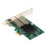 Комплект: Сетевой адаптер SFP ExeGate EXE-82576-F2 + 2xТрансивер Single-Mode до 20км ExeGate EXT-1G-SM1310-LC2-20KM (EX296229RUS: PCI-E x1 v2.0, порты 2x SFP (10/100/1000Mb/s), Gigabit Server NIC Intel Chipset 82576-F2 + 2xEX298328RUS: Tx:1310/Rx:1310 нм,