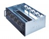 Корпус для майнинга ExeGate Pro 13-430 <без БП, 2*USB, 5*fan 120мм, места под: 13 видеокарт, 2 БП>