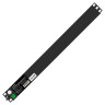 Блок розеток с кабелем с евровилкой ExeGate ServerPro PDU-19H602 Al-6S-EU2CU (19", 1U, Алюминий, 6 Schuko, кабель с евровилкой VDE-250V-16A-3*1.5mm2, медь, 2метра, индикатор питания, черный, RTL)
