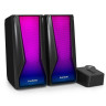 Акустическая система 2.0 ExeGate Accord 230 (питание USB,Bluetooth, 2х3Вт (6Вт RMS), 60-20000Гц, цвет черный, RGB подсветка, Color Box)