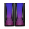 Акустическая система 2.0 ExeGate Accord 230 (питание USB,Bluetooth, 2х3Вт (6Вт RMS), 60-20000Гц, цвет черный, RGB подсветка, Color Box)