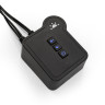 Акустическая система 2.0 ExeGate Accord 230 (питание USB,Bluetooth, 2х3Вт (6Вт RMS), 60-20000Гц, цвет черный, RGB подсветка, Color Box)