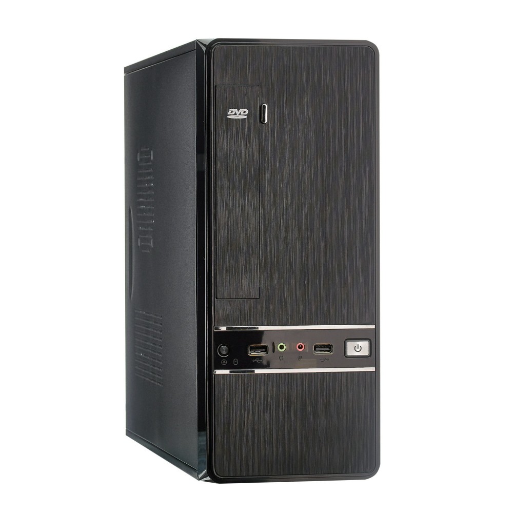 Корпус Slim Minitower ExeGate MS-305-M300 (mATX, БП M300 с вент. 8см, 2*USB, аудио, черный)