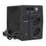 ИБП ExeGate Power Smart ULB-850.LCD.AVR.2SH.RJ.USB (850VA/480W, LCD, AVR, 2*Schuko, RJ45/11, USB, батарея 12V 9Ah, Black)