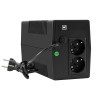 ИБП ExeGate Power NB-1000.LED.AVR.2SH.USB (1000VA/650W, LED, AVR, 2*Schuko, USB, батарея 12V 9Ah, Black)