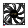 Вентилятор 12В DC ExeGate EX08015S4P-PWM (80x80x15 мм, Sleeve bearing (подшипник скольжения), 4pin, PWM, 0-2500 RPM, 25.5dBA)