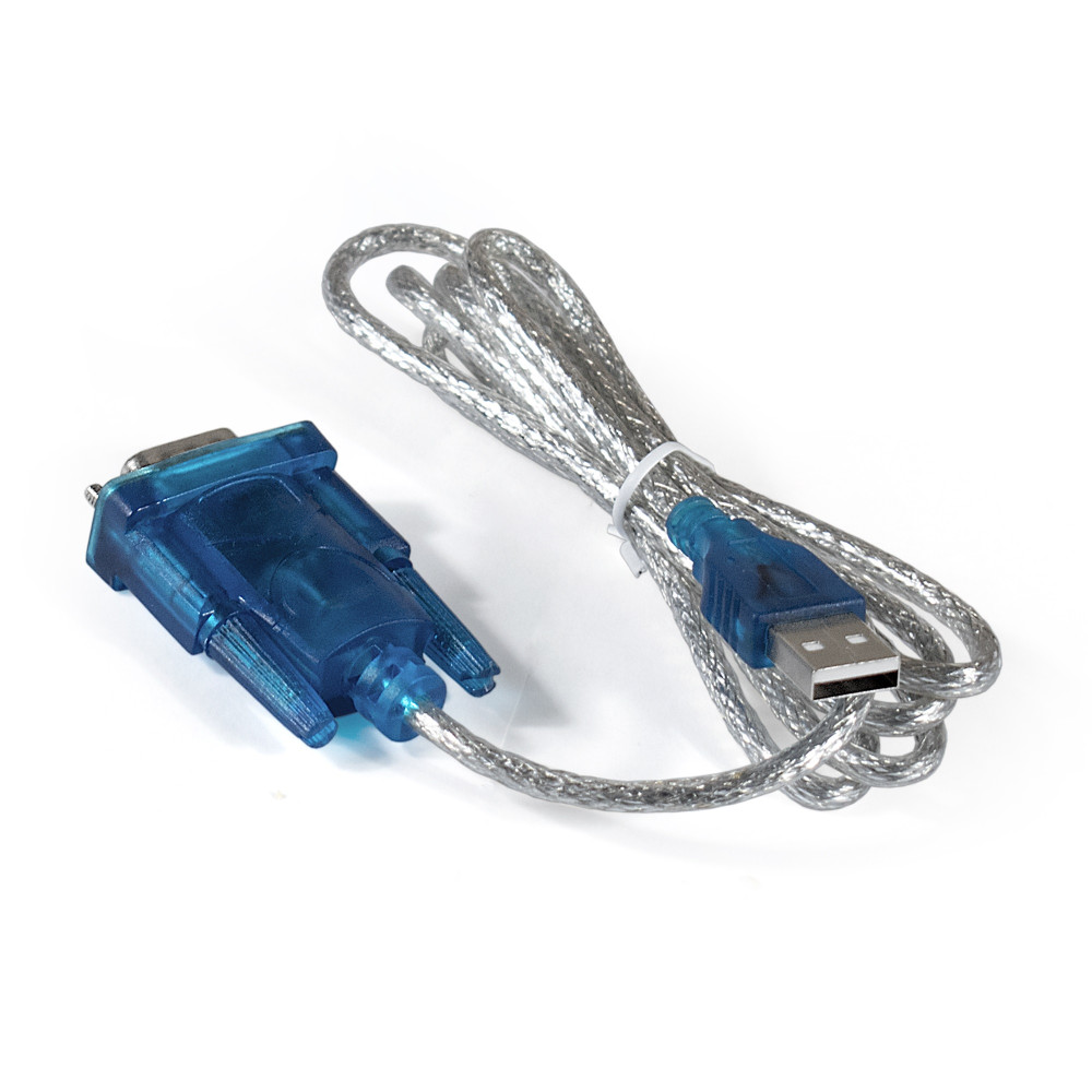 Кабель-адаптер USB 2.0-RS232 ExeGate EX-UAS-1.2 (Am/DB9M, 1,2м, крепеж разъема - винты)