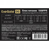 Блок питания 1000W ExeGate 1000PPE (ATX, APFC, КПД 80% (80 PLUS), 12cm fan, 24pin, 2x(4+4)pin, 6xPCI-E, 6xSATA, 4xIDE, black)