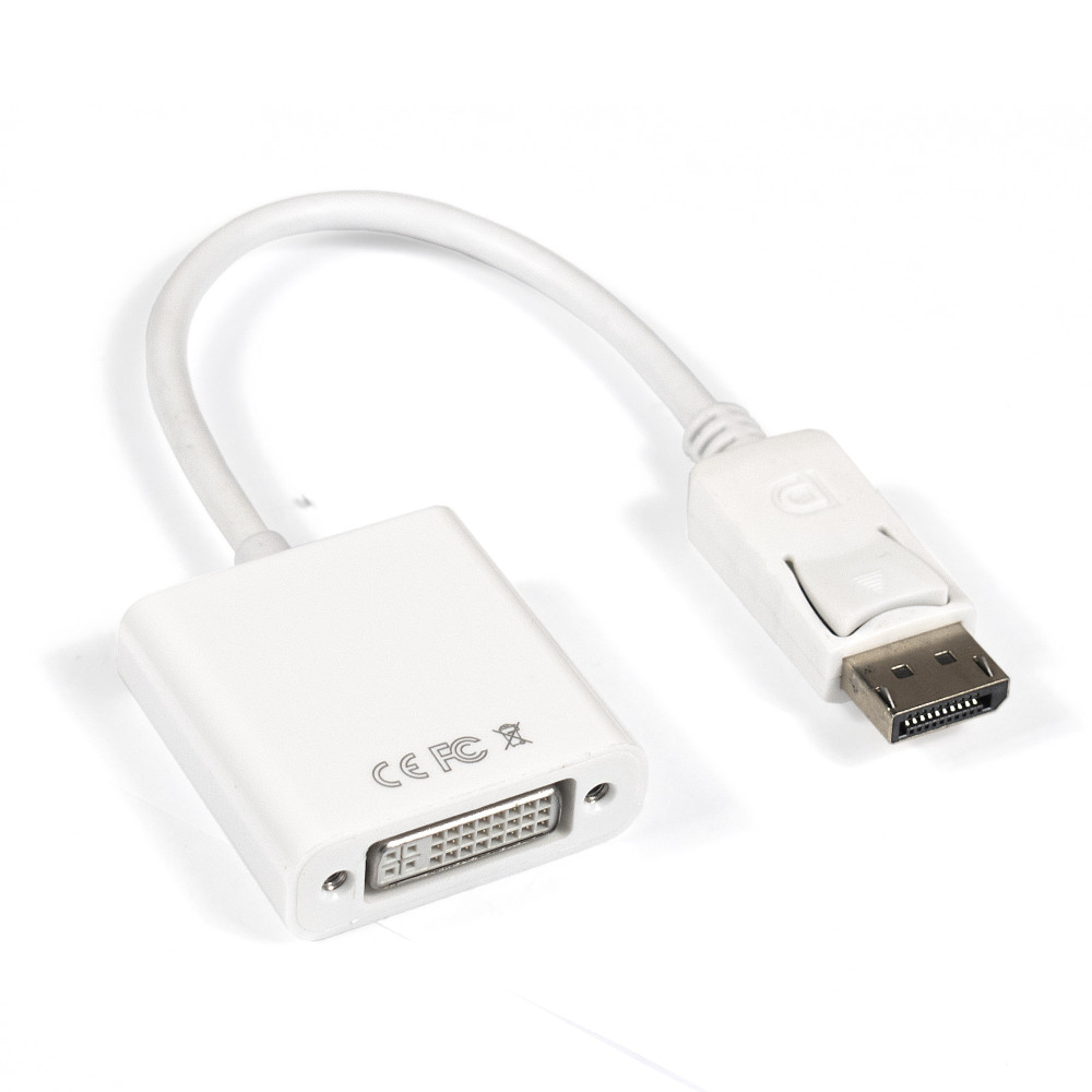 Кабель-переходник DisplayPort-DVI ExeGate EX-DPM-DVIF-0.15 (20M/19F, 0,15м)